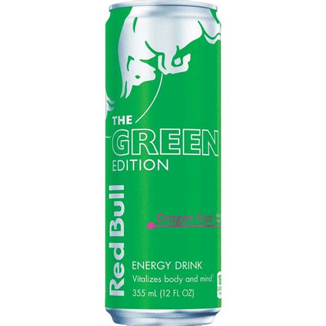 Red Bull 12 Oz. Green Edition Curuba Elderflower Energy Drink | Grass ...