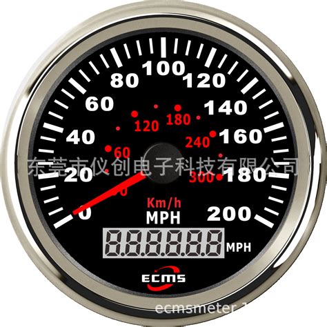 GPS速度车速船速仪表，200MPH/KM 带天线-阿里巴巴