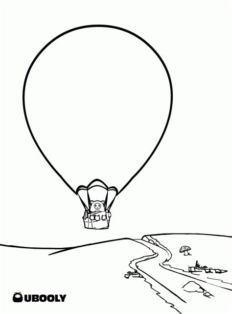 Hot Air Balloon Coloring Pages Free Printable - Coloring Home