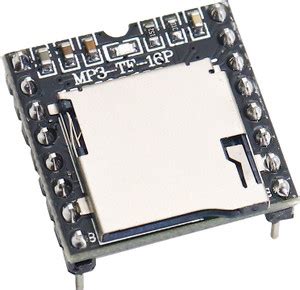 Electronic Spices MP3-TF-16P MP3 audio player DEP layer SD card module ...