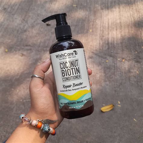 Buy WishCare Coconut Biotin Conditioner - Repair Booster - Free From ...