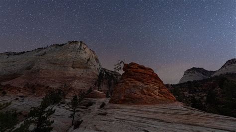 Wallpaper rocks, canyon, stars, night, landscape hd, picture, image