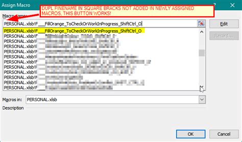 EXCEL 2010 all macrobuttons stopped working "Cannot run the macro ...
