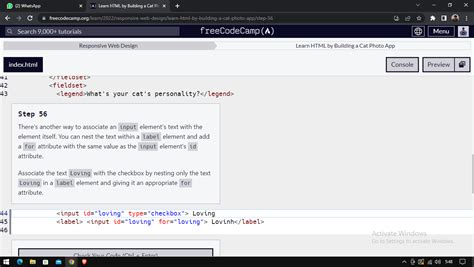 Image result for Freecodecamp HTML Step 6 Answer