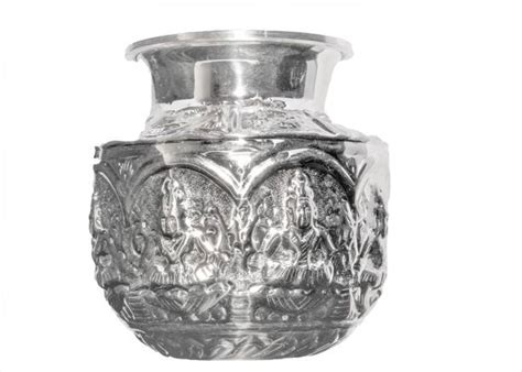 Silver Plated Pooja Thali: Buy Silver Plate for Pooja Online in India ...