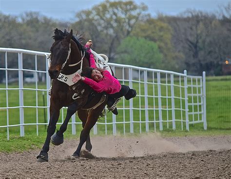 Lindsay Byers doing the Apache Hideaway. Trick riding, horse. | Trick ...