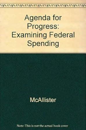 Buy Agenda for Progress: Examining Federal Spending Book Online at Low ...