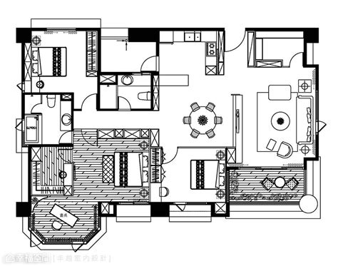150平米房屋户型图大全 – 设计本装修效果图