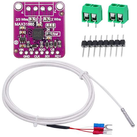 Buy DAOKI MAX31865 PT100/PT1000 RTD Temperature Thermocouple Sensor ...