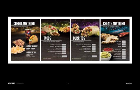 Visually Branding Taco Bell's, Live Más, tagline :: Behance