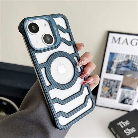 LuxuryKase LK172 Carbon Fiber Texture Magnetic Mag-Safe Lens Holder Fr