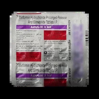 AZULIX 3MF TABLET 15'S Price, Uses, Side Effects & Substitutes | Medkart