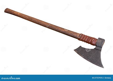 Medieval battle axe stock photo. Image of antique, isolated - 27727976
