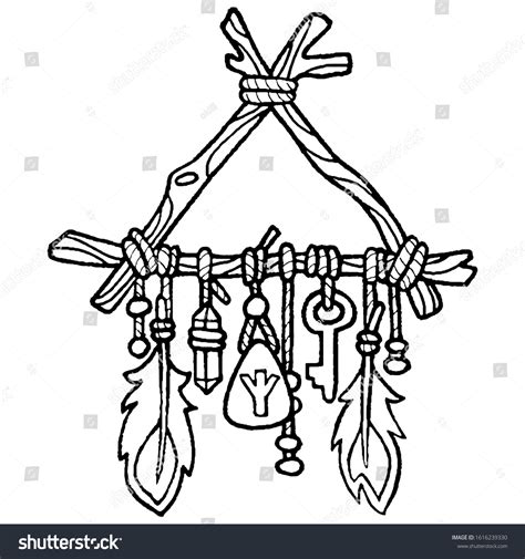 4 Wiccan Adult Coloring Pages Images, Stock Photos & Vectors | Shutterstock