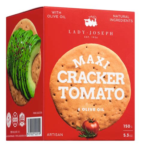 Maxi Cracker Tomate et Romarin, biscuits sales aux tomates, romarin et ...