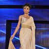 A model displays a creation by designer Raakesh Agarvwal on day 1 of ...