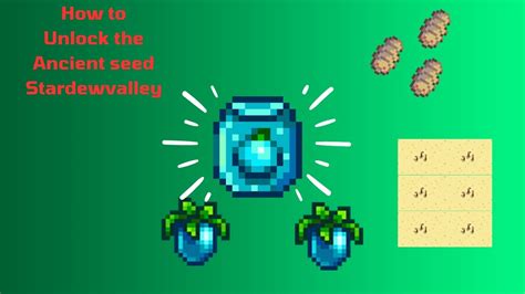 How to get the ancient seed stardew valley quick guide - YouTube