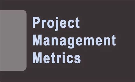 Project Management Metrics: Importance and Examples | PM Study Circle
