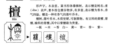 檀字五行属什么，檀字的含义是什么，檀字取名的寓意（男孩，女孩）_第一起名网