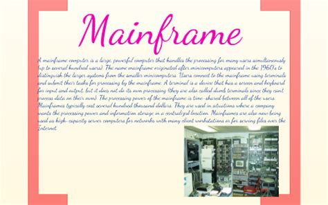 Image result for Mainframe or Mini Computer