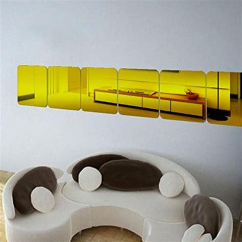 Buy Set of 6 Wall Mirror for Full Length Body Mirror Wall-Mounted Big ...