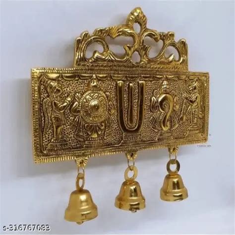 Wall Hanging Tirupati Balaji Shankh Chakra Tilak With Hanuman ji Symbo ...