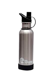 Buy Stainless Steel Water Bottle (Color:Sterling Silver, Material ...