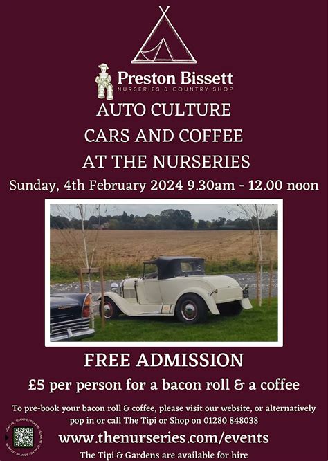 AUTO CULTURE CARS AND COFFEE AT THE NURSERIES SUNDAY 4TH FEBRUARY ...