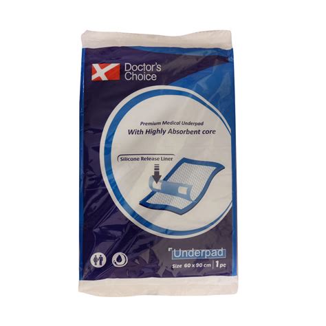 Doctor's Choice Absorbable Medical Underpad 60 X 90 cm, 1 Count Price ...