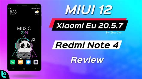 Redmi Note 4 MIUI 12 ROM 的图像结果