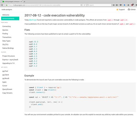 Node-Postgres 的图像结果