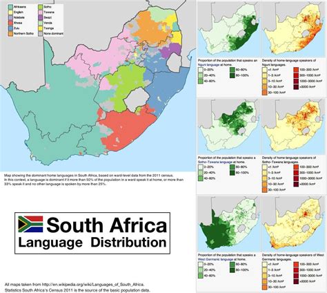 A detailed look at language distribution in South Africa - a country ...