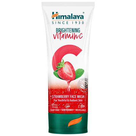Himalaya Brightening Vitamin C Strawberry Face Wash – Himalaya Wellness ...