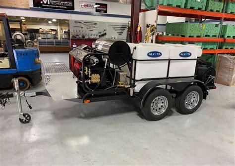 Power Washing Trailer Setup 的图像结果