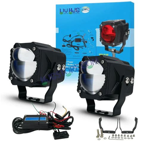 HJG Gorilla Fog with Wiring Harness Kit Combo Dual Lens 120W Gorilla P ...