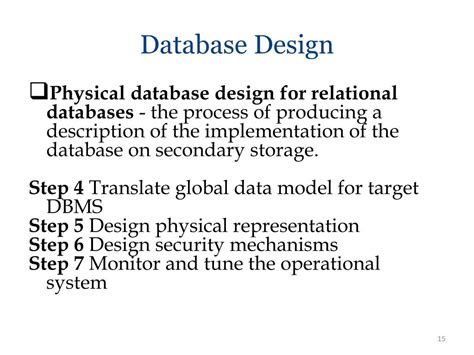 Image result for Database Design Overview