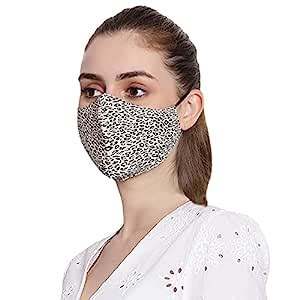 Snow Leopard Face Mask - Reusable & Washable + 2 Replacement Filters ...