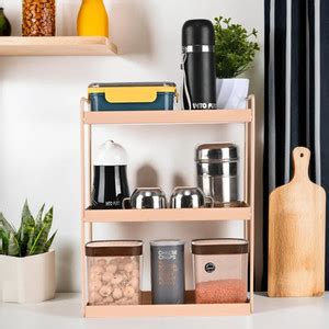 KUBER INDUSTRIES Utensil Kitchen Rack Iron 3-Tier Durable Kitchen ...