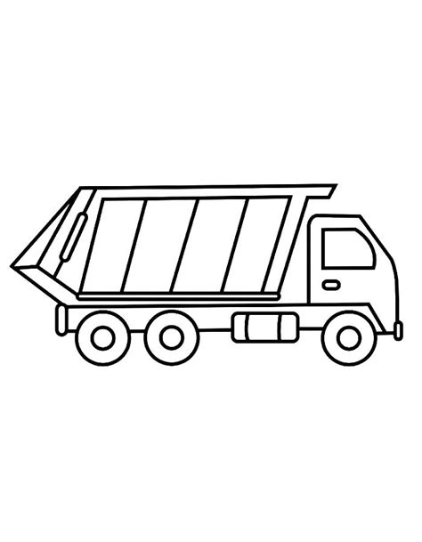Garbage Truck Coloring Pages (Free Printable PDF)