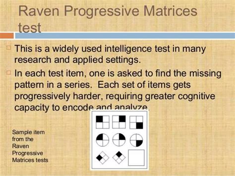 Image result for Raven's Progressive Matrices Ravens Matrices Examples