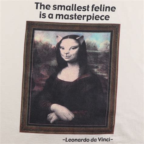 Original vintage 1990s Mona Lisa Cat Masterpiece Shirt | WyCo Vintage