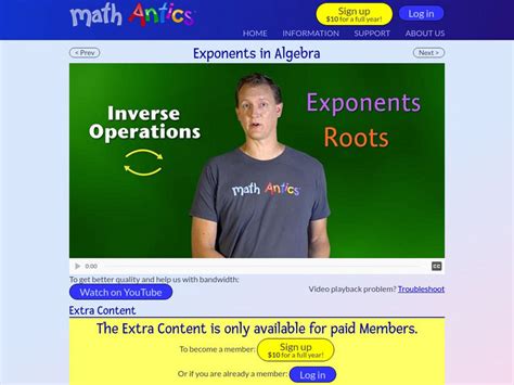 Image result for Math Antics Exponents