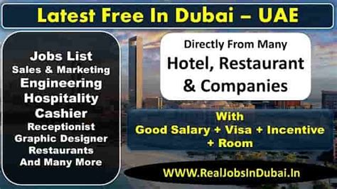 Jobs In Dubai and Free Dubai Jobs - UAE 2024