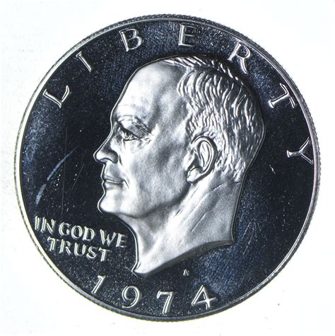 Silver - SPECIALLY MINTED - S Mint Mark - 1974-S - 40% Eisenhower ...