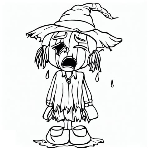 Scarecrow Coloring Tutorial 的图像结果