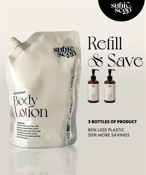 Refill Pouch - Fresh Reset Body Lotion – Suhi & Sego
