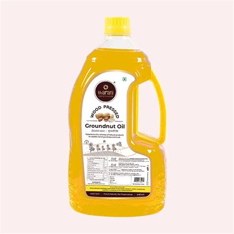 Buy Wood Pressed Groundnut Oil Online | Tharani