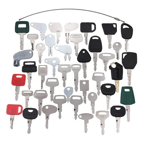 Buy Solarhome 42 Keys Heavy Equipment Key Set Construction Ignition Key ...