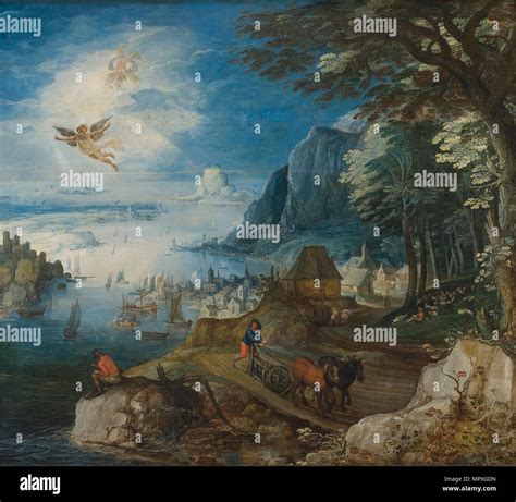 Landscape with the Fall of Icarus Stock Photo - Alamy