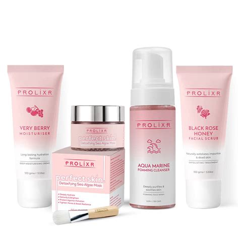 PROLIXR SKIN VACATION BUNDLE - Cleanser, Scrub, Moisturizer and Mask ...